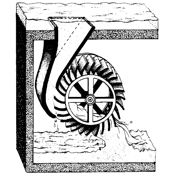 Energiedouce - Illustration hudro-turbine électrique Banki Mitchell